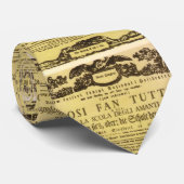 Così Fan Tutte Playbill (Mozart) Krawatte (Gerollt)