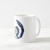 Cosima Tätowierungs-Waisen-Schwarz-kundengerechter Kaffeetasse (VorderseiteRechts)