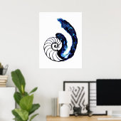 Cosima Tattoo Orphan Black benutzerdefinierbarer H Poster (Heimbüro)