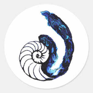 Cosima Tattoo Orphan Black benutzerdefinierbarer H Runder Aufkleber