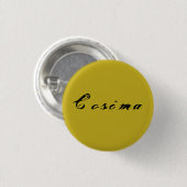 Cosima von der verwaisten schwarzen antiken button (Vorne & Hinten)