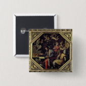 Cosimo I de Medici (1519-74) die conques planend Button (Vorne & Hinten)