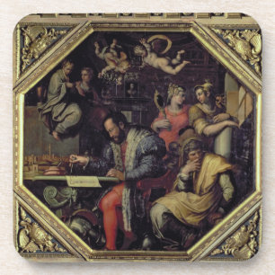 Cosimo I de Medici (1519-74) die conques planend Untersetzer