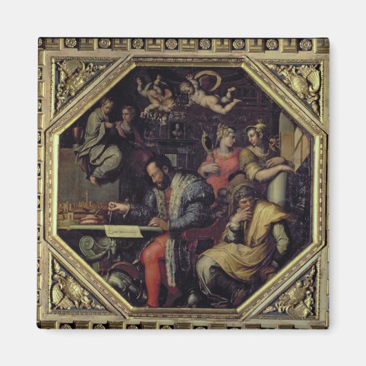 Cosimo I de' Medici (1519-74) plant die Konquis Magnet (Vorne)