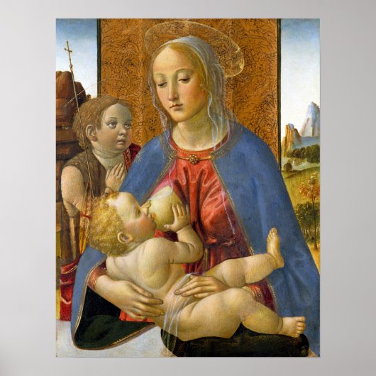 Cosimo Rosselli Madonna and Child Poster (Vorne)
