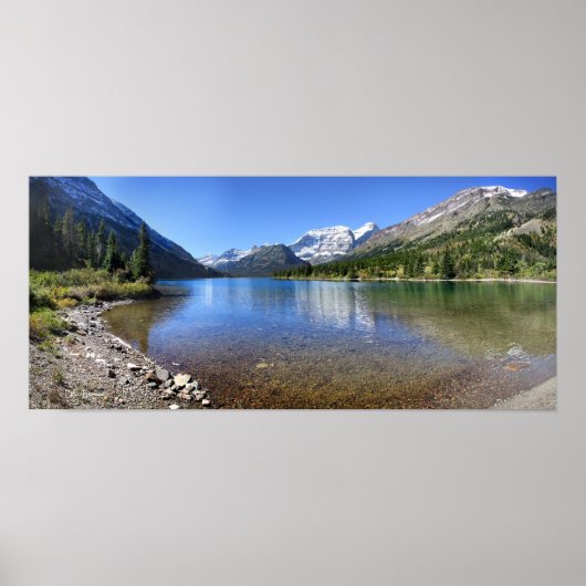 Cosley Lake Outlet - Glacier National Park Poster (Vorne)