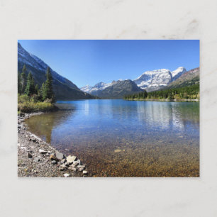Cosley Lake Outlet - Glacier National Park Postkarte