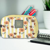 Cosmecore Fall Blossoms Individuelle Name Kosmetis Waschbeutel