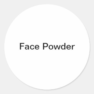 Cosmentic-Label/ Runder Aufkleber