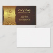 Cosmetic make up studio business card visitenkarte (Vorne/Hinten)