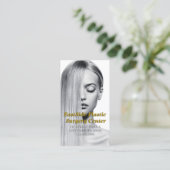 Cosmetic Medical Wellness-Center Business Card Pla Visitenkarte (Stehend Vorderseite)