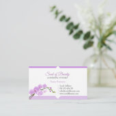 Cosmetic, SPA & make up studio business card Visitenkarte (Stehend Vorderseite)