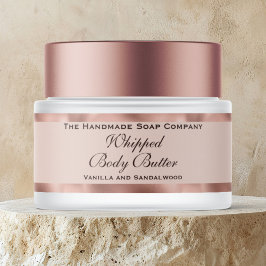 Cosmetics Body Butter Rose Gold Jar 