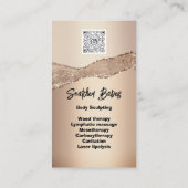 Cosmetics-Logo QRCode-Beilage für benutzerdefinier Visitenkarte (Rückseite)