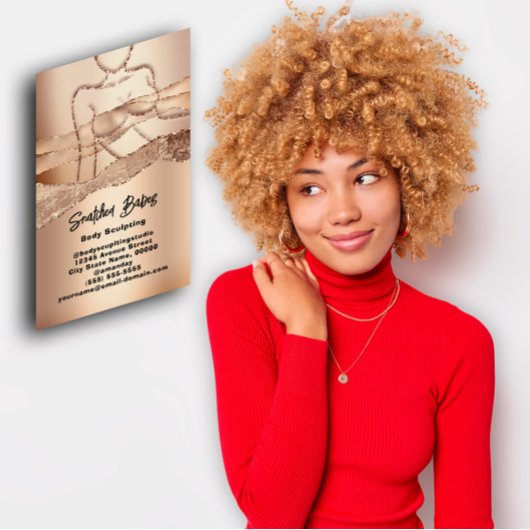 Cosmetics-Logo QRCode-Beilage für benutzerdefinier Visitenkarte