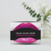 Cosmetologin Postkarten (Stehend Vorderseite)