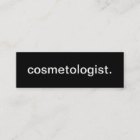 Cosmetologist-Visitenkarte