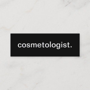 Cosmetologist-Visitenkarte Mini Visitenkarte