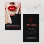 Cosmetologist-Visitenkarte-Schablone Visitenkarte (Vorne/Hinten)