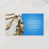 Cosmetologist-Visitenkarte Visitenkarte (Rückseite)