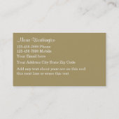 Cosmetologist-Visitenkarten Visitenkarte (Rückseite)