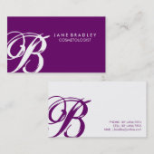 Cosmetologist - Visitenkarten Visitenkarte (Vorne/Hinten)