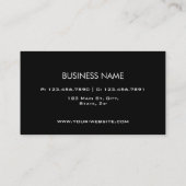 Cosmetologistcosmetology-Maskenbildner elegant Visitenkarte (Rückseite)