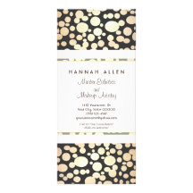 Cosmetology Wellness-Center Gold Circles Black Rac