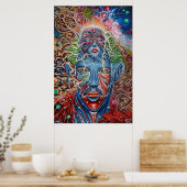 COSMIC 1 (GEOPRISM) Poster (Küche)