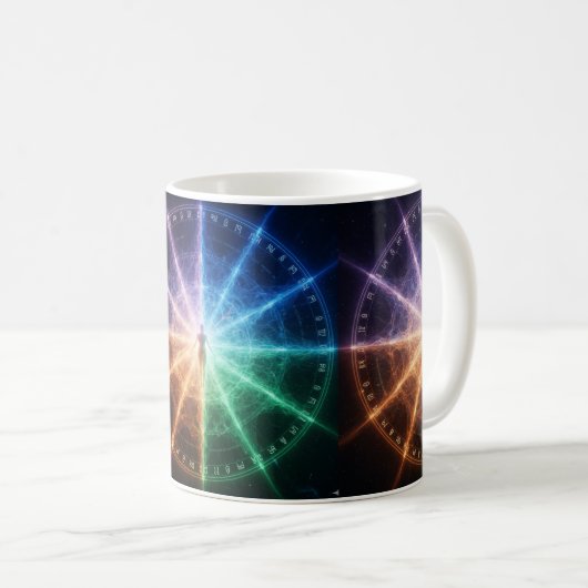 Cosmic 2026 Energy Alignment Astrology Mug Kaffeetasse (VorderseiteRechts)