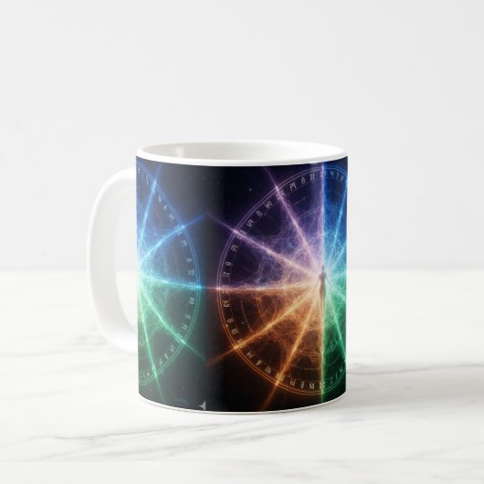 Cosmic 2026 Energy Alignment Astrology Mug Kaffeetasse (Vorderseite Links)