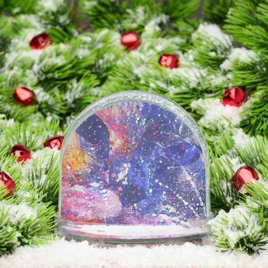 Cosmic Abstract Cat Dreamscape  Schneekugeln (Weihnachten)
