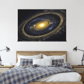 Cosmic Abyss Leinwanddruck (Insitu (Schlafzimmer))