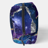 Cosmic Agate Rainbow Holographic Dopp Kit Waschbeutel (Rechts)
