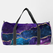Cosmic Agate Rainbow Holographic Large Duffel Bag Duffle Bag (Vorderseite)