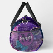 Cosmic Agate Rainbow Holographic Large Duffel Bag Duffle Bag (Rechts)