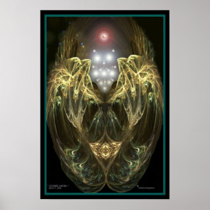 " COSMIC ANGEL " von Robert Singletary Poster