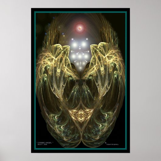 " COSMIC ANGEL " von Robert Singletary Poster (Vorne)