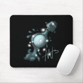 Cosmic Aquarius Uranus Zodiac Mousepad (Mit Mouse)