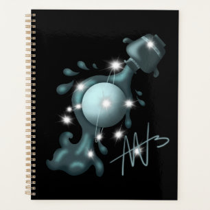 Cosmic Aquarius Uranus Zodiac Planer