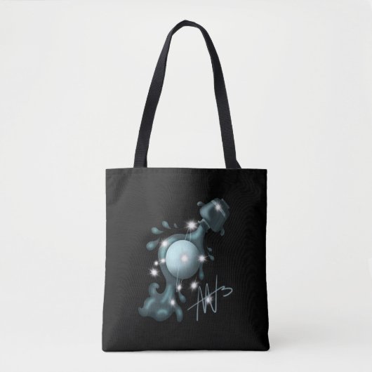 Cosmic Aquarius Uranus Zodiac Tasche (Vorderseite)