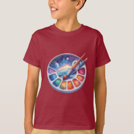 Cosmic Art Adventure for Young Minds T-Shirt
