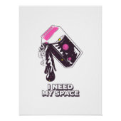Cosmic Art | Astronaut Poster Wall Decor (Vorderseite)