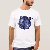 Cosmic Astronaut T-Shirt | Surreal Galaxy Space  (Vorderseite)