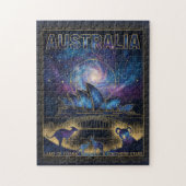 Cosmic Australia Sydney Celestial Art Puzzle (Vertikal)