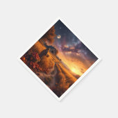 Cosmic Autumn Harvest Leggings Tights Serviette (Ecke)