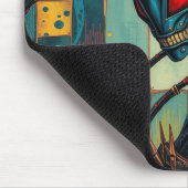 Cosmic Avenger Cheesy Grin Mousepad (Ecke)