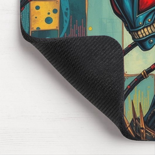Cosmic Avenger Cheesy Grin Mousepad (Ecke)