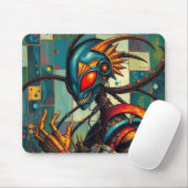 Cosmic Avenger Cheesy Grin Mousepad (Mit Mouse)