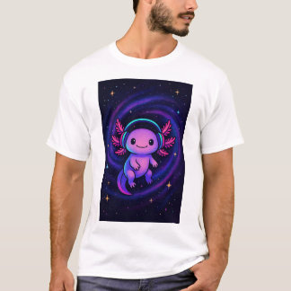 Cosmic Axolotl Meme T - Shirt
